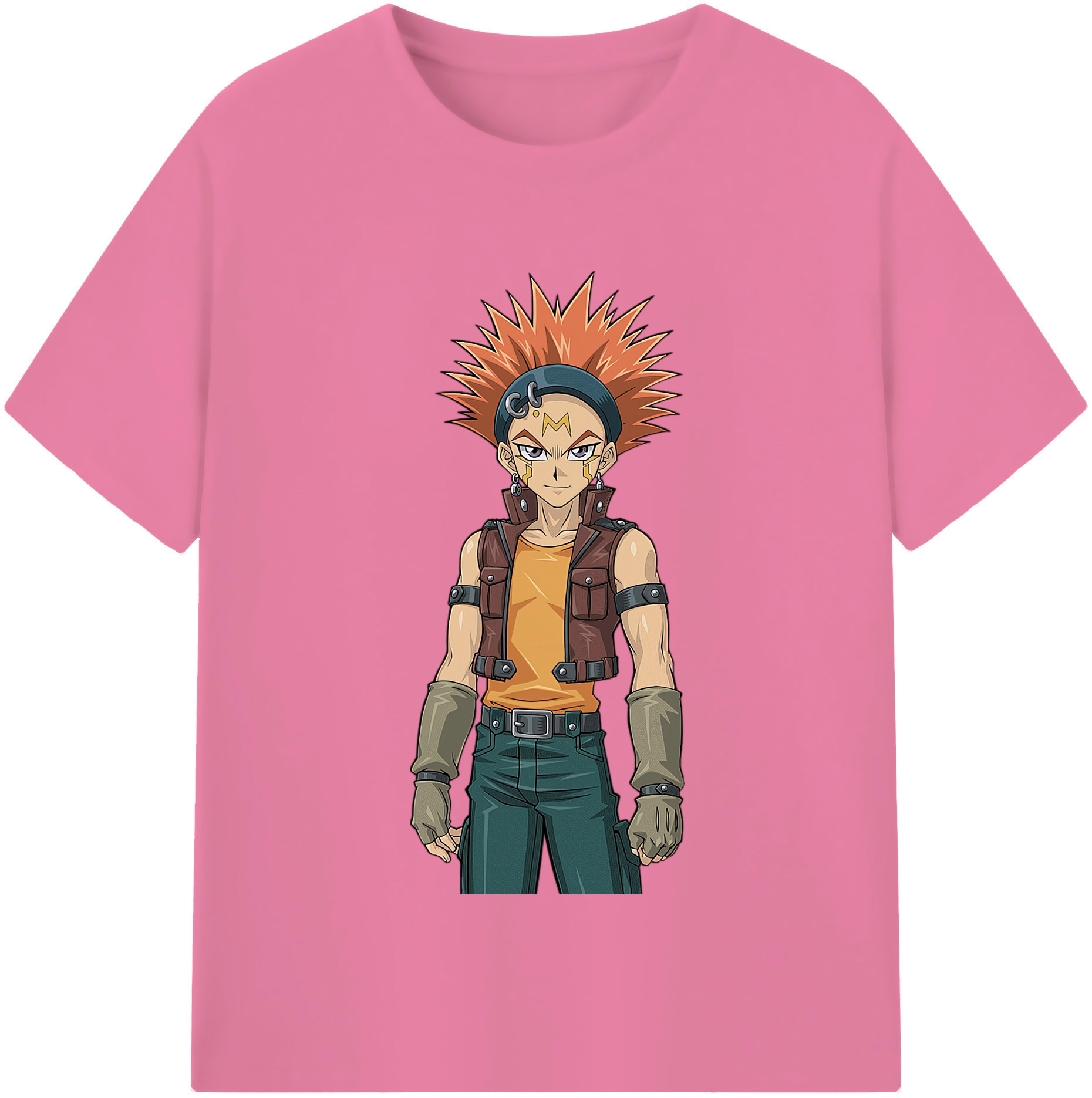 （画像用） 遊☆戯☆王 Yu-Gi-Oh! 綿100％半袖Tシャツ（フロントプリント）
